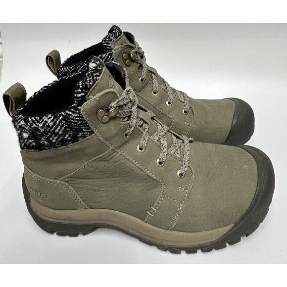 Keen Women's Boots US 8.5 Kaci II Winter Mid Olive Waterproof  100 GRAM 1025453 - Picture 4 of 11